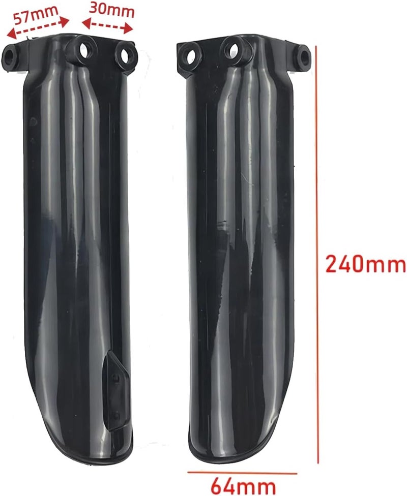 DREAM MOTION 2pcs Motorcycle 240mm Front Fork Guard Covers Dust Scratches Resistant Sleeves for Honda Posor 110 140 KAYO K1 K2 K3 Ducati SSR ATV Drit Pit Bike Suspension Covers - Image 3